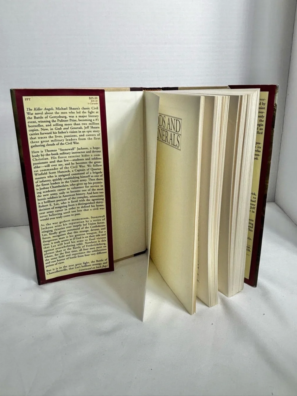 Gods and Generals Hardcover - Red, Green, Brown Cover